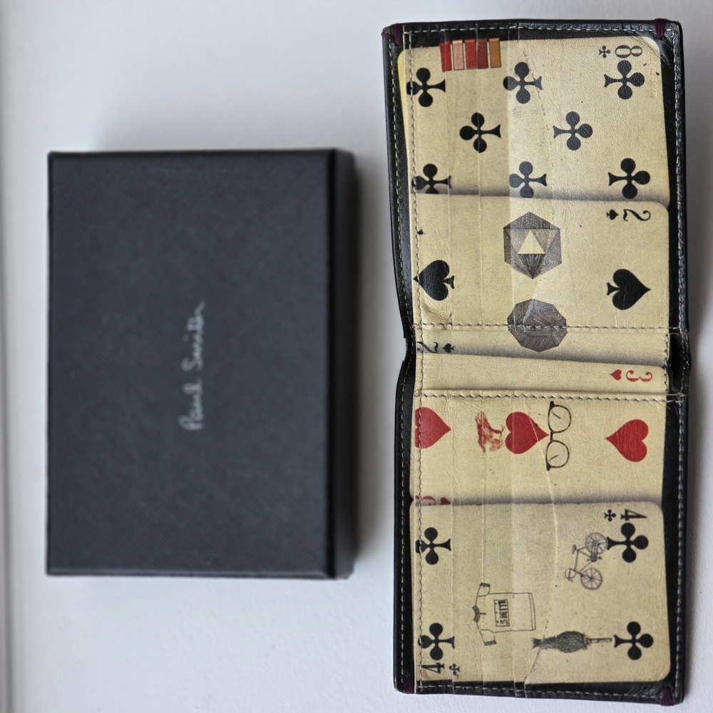 Paul Smith Black Playing Card Wallet
